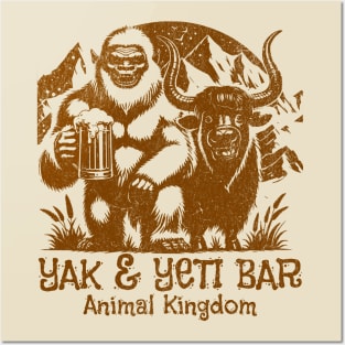 The Yak and Yeti Bar Restaurant in Orlando Asia distressed look Posters and Art